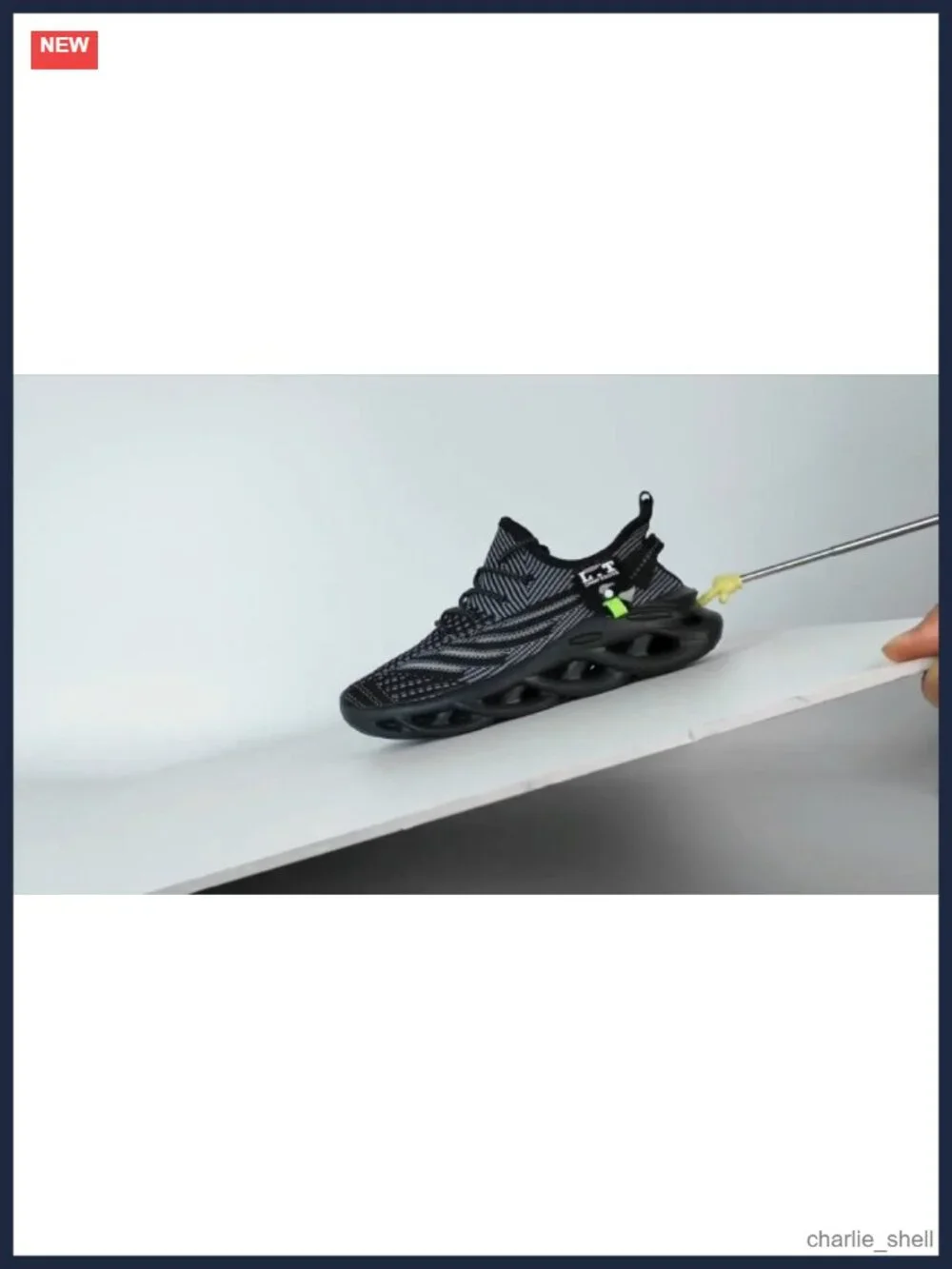 Mens Lightweight Breathable Mesh Running Sneakers Lace-Up Athletic Shoes